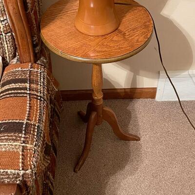 Oak plant stand / Lamp table 