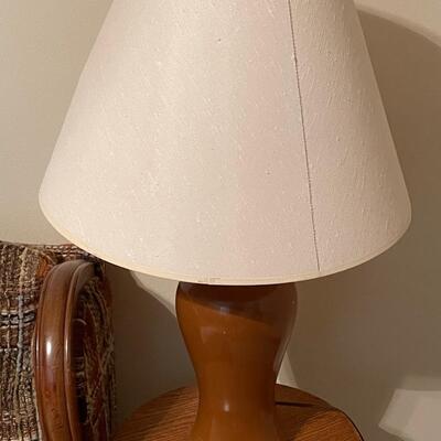 Ceramic table lamp / orange 