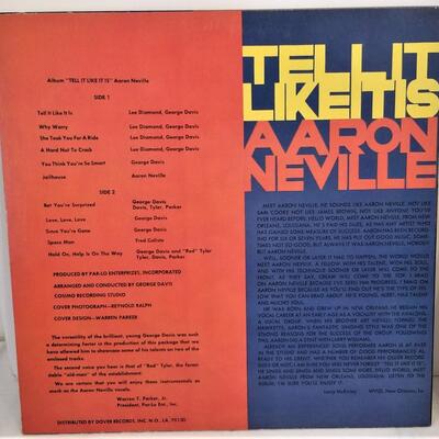 Lot #186  Aaron Neville original "Tell it like it is" (SCARCE) and Pink Floyd The Wall