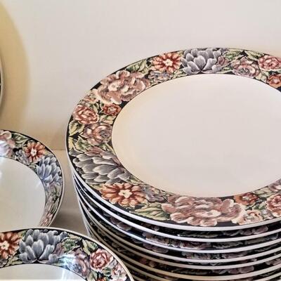 Lot #188  Large Dinnerware Set "Tapestry"