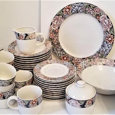 Lot #188  Large Dinnerware Set "Tapestry"