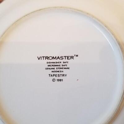 Lot #188  Large Dinnerware Set "Tapestry"