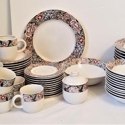 Lot #188  Large Dinnerware Set "Tapestry"