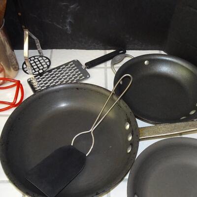 LOT 721.   PANS AND COOKING GEAR