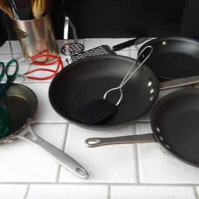 LOT 721.   PANS AND COOKING GEAR