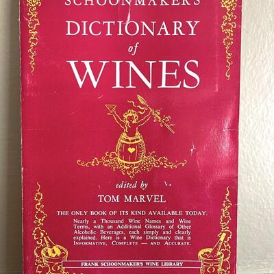 LOT 78 - Frank Schoonmaker's Dictionary of Wines - Note from Jack Aaron