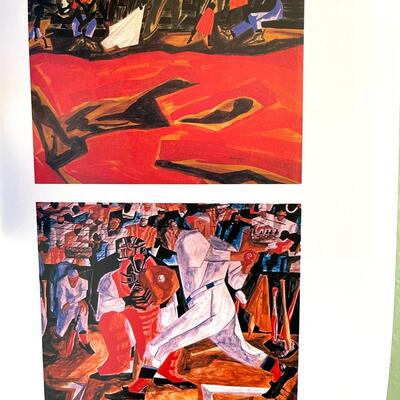 LOT 81 - Jacob Lawrence American Painter - Inscription from Maya Angelou to David.