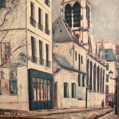 Lot 17 - Maurice Utrillo Parisian Street Print