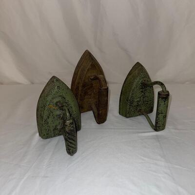 Lot 27 - Three Antique Irons