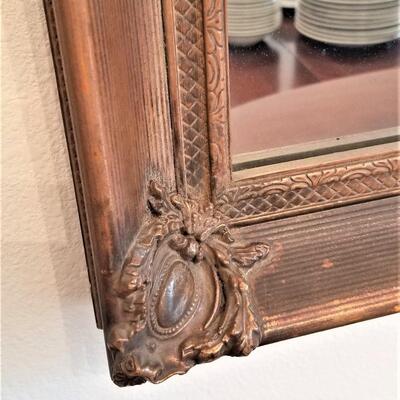 Lot #191  Vintage Wall Mirror