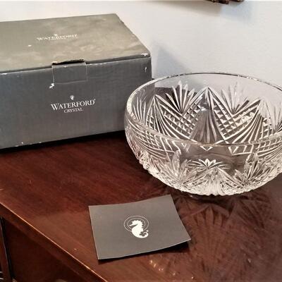 Lot #194  WATERFORD Crystal Bowl in original box