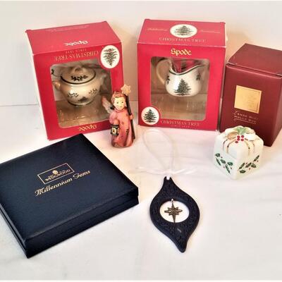 Lot #195  Christmas Assortment - Spode, Hummel, Lenox, Waterford