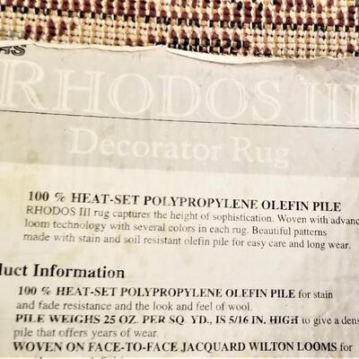 Lot #198  Rhodus III Decorator Rug