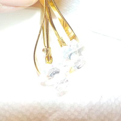 Swarovski pin design with box.