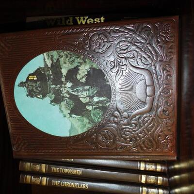Time Life Wild West Leather Books 