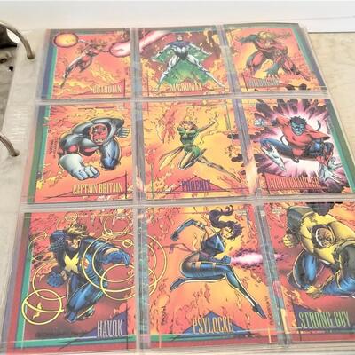 Lot #201  Approximately 400 Marvel Comic Cards - 1991-1993