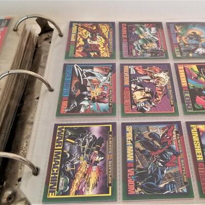 Lot #201  Approximately 400 Marvel Comic Cards - 1991-1993