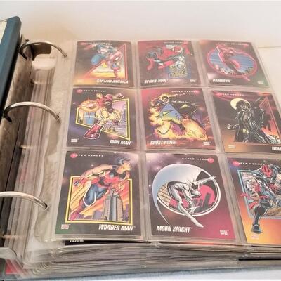 Lot #201  Approximately 400 Marvel Comic Cards - 1991-1993