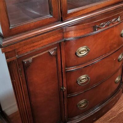 Lot #204  Vintage Drexel China Cabinet
