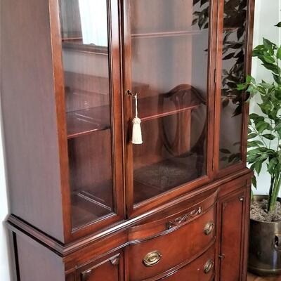 Lot #204  Vintage Drexel China Cabinet