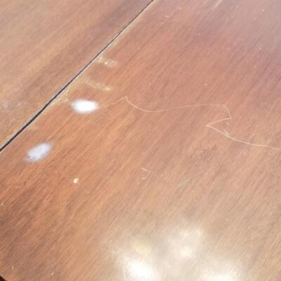 Lot #205  Vintage Dining Room Table and Six Chairs