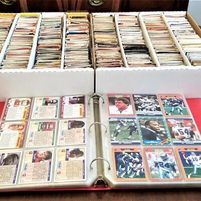 Lot #211 Large Lot of Sports Trading Cards - 1980's  Mostly Baseball and Football - all teams - 10,000 cards