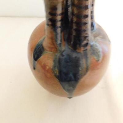 Hand Crafted Pottery Vase Signed by Artist 13