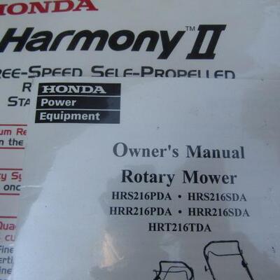Honda Harmony II Three Speed Self-Propelled Lawn Mower