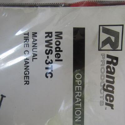 Ranger RWS-3TC Manual Tire Changer