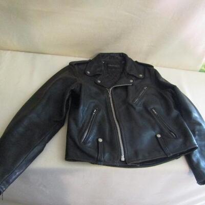 Vintage Harley Davidson Leather Jacket Size 42