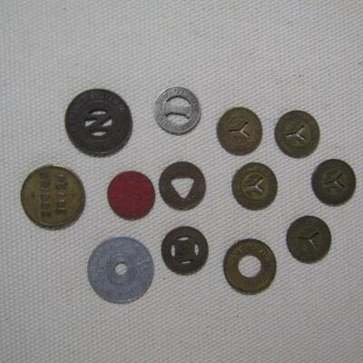 Nice Collection of Vintage NYC and Other Fare Tokens 