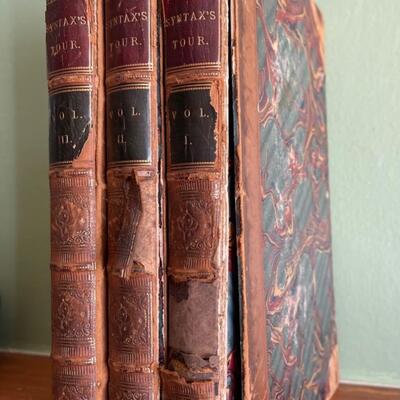 LOT 82 - Tour of Doctor Syntax - 1855 - Antique Book Set 