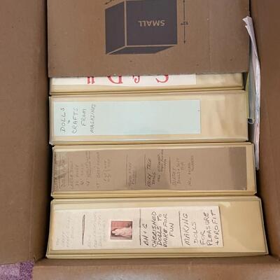 Lot 18- (5) boxes of misc. crafting books