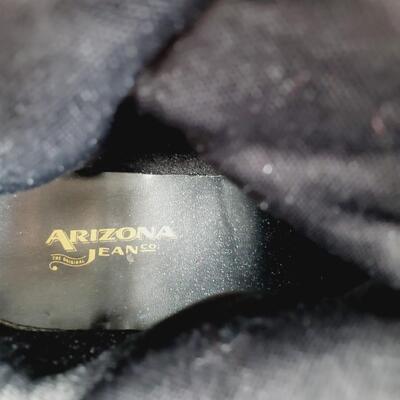 ARIZONA JEANS BLACK ANKLE BOOTS  SIZE 6 1/2