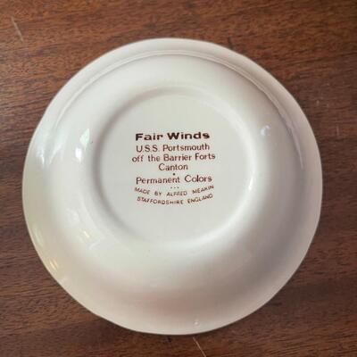 LOT 87 - Dessert/Berry Bowls, Alfred Meakin, Fair Winds, 11 bowls