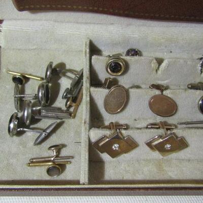 Collection of Men's Tie Clips and Cuff Links