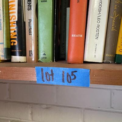 Lot 105- Misc. books 