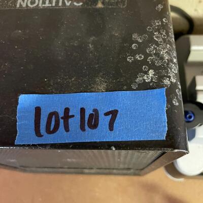 lot 107- heater, ibico binding system