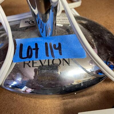 lot 114- Revlon light up mirror, Phillips magnavox