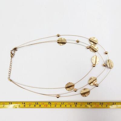 GOLD TONED NECKLACE BUNDLE OF 2