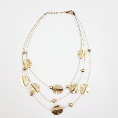 GOLD TONED NECKLACE BUNDLE OF 2