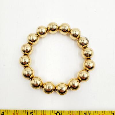 EARTH AND GOLD TONED BRACELET AND ACCESSORY BUNDLE