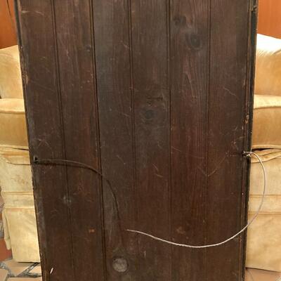 Antique mirror with ornate frame