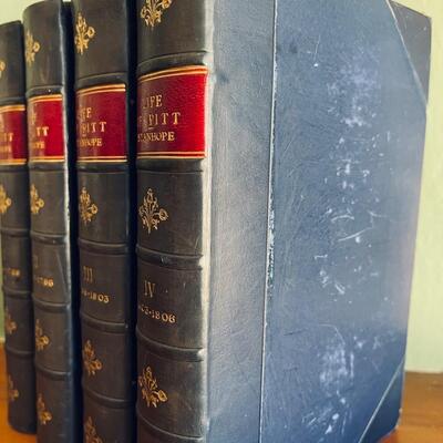 LOT 90 - The Life of William Pitt - Earl Stanhope - 4 Volumes - 1867 
