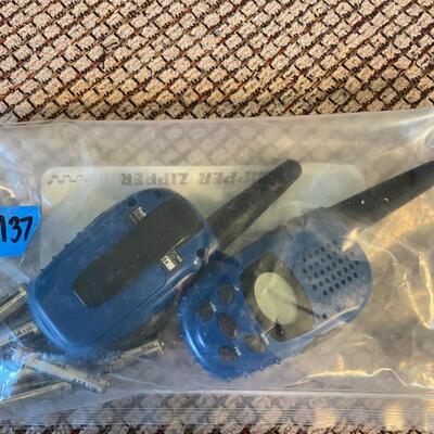 lot 137- pair of walkie talkies