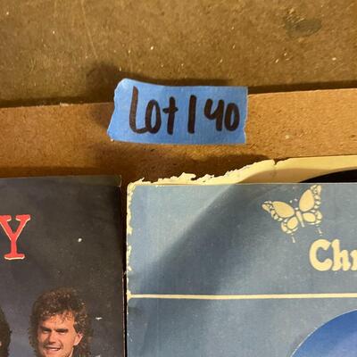 lot 140- (12) records 45 RPM