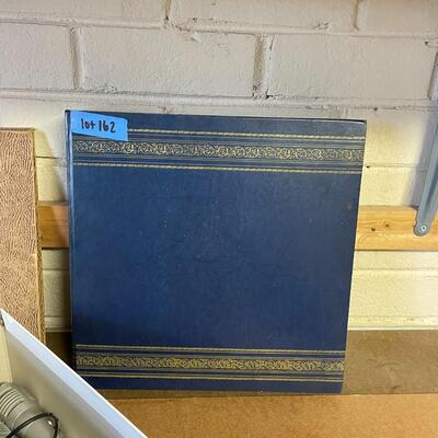 lot 162- (2) books of records, pair of (2) microphones