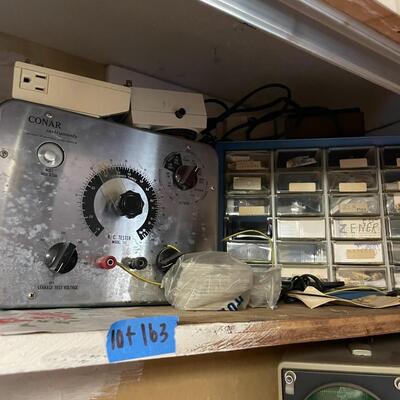 lot 163- Misc. tools, R.C. tester