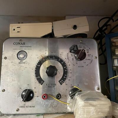 lot 163- Misc. tools, R.C. tester
