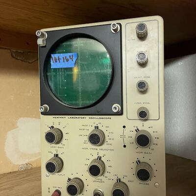 lot 164- Heath kit Laboratory oscilloscope